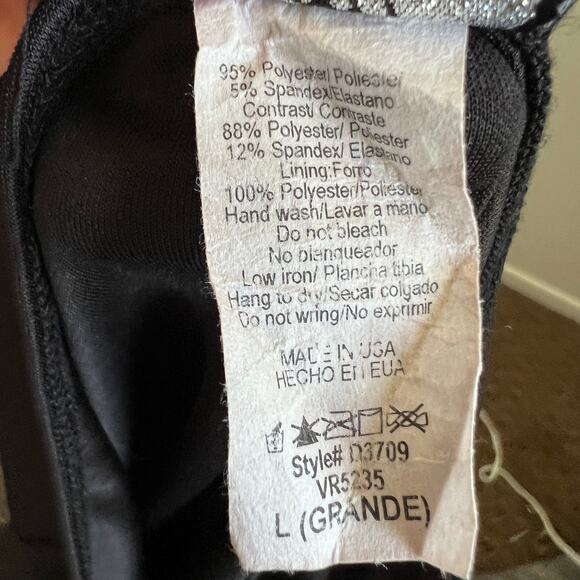 Vintage Beaded Cross Mini Dress Gothic Y2K 2000s Grunge 90s Indie Sleaze Large - Picture 4 of 6